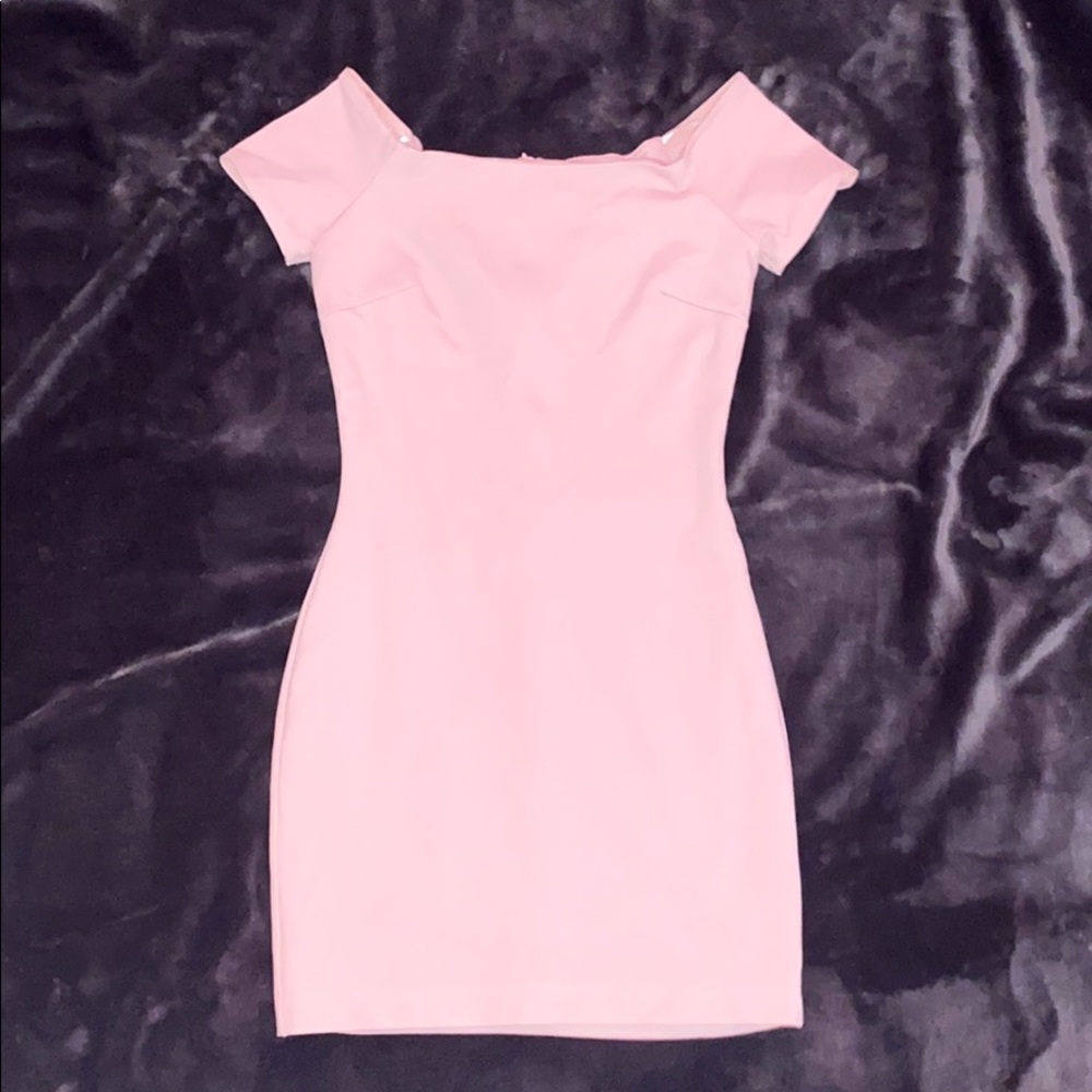COPY - off the shoulder bodycon dress